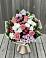 Букет цветов из: Альстромерии, Гвоздики, Розы и Хризантемы в Печорах