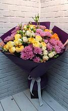 Букет цветов из:  Хризантемы и Розы в Печорах