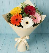 Букет цветов из:  Герберы в Печорах