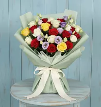 Букет цветов из:  Розы в Печорах