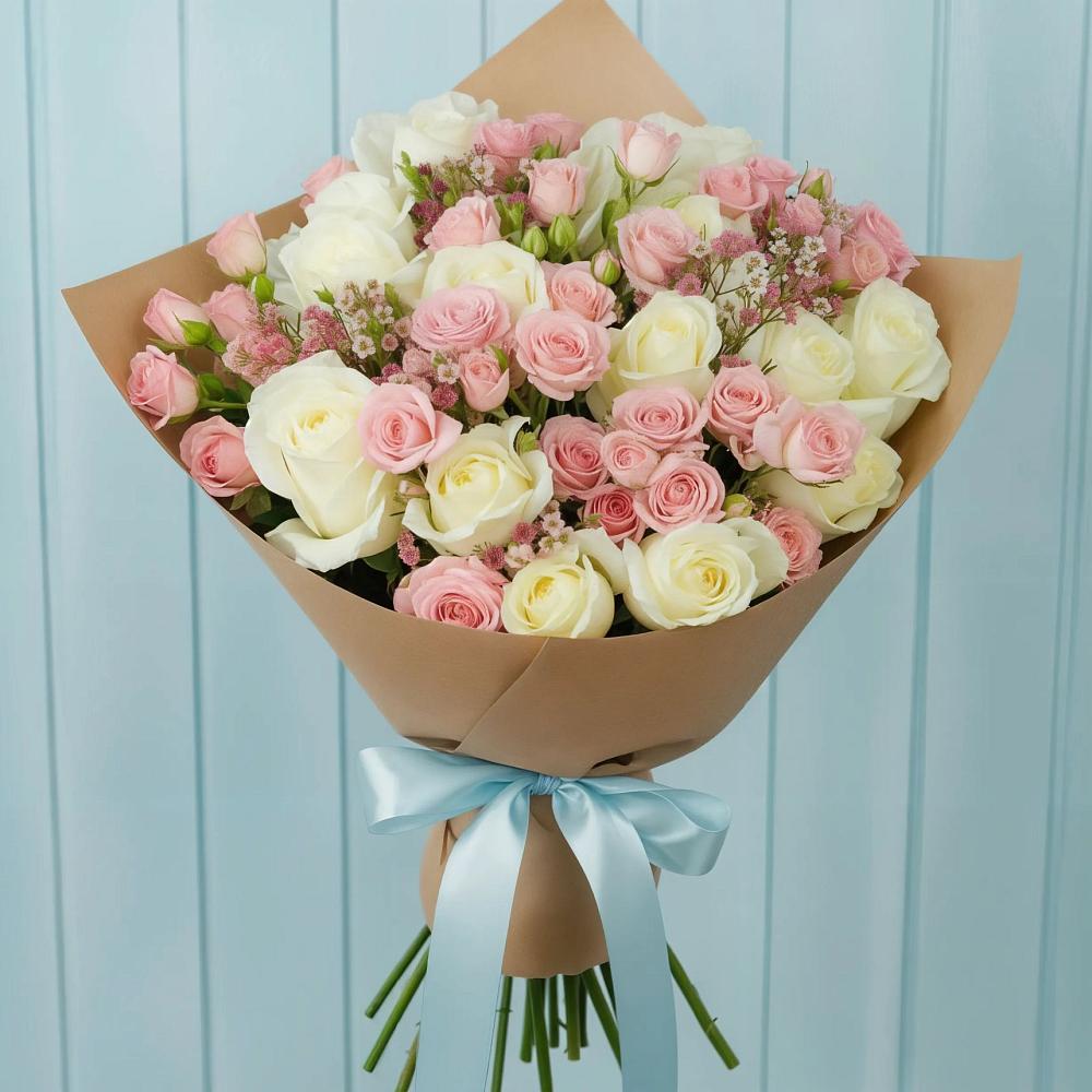 Букет цветов из: Розы в Печорах