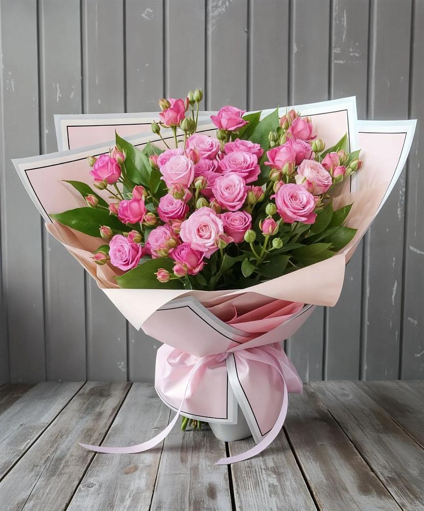 Букет Розовый кустик в Печорах