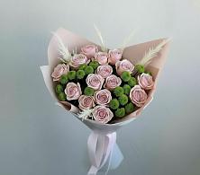 Букет цветов из:  Розы и Хризантемы в Печорах