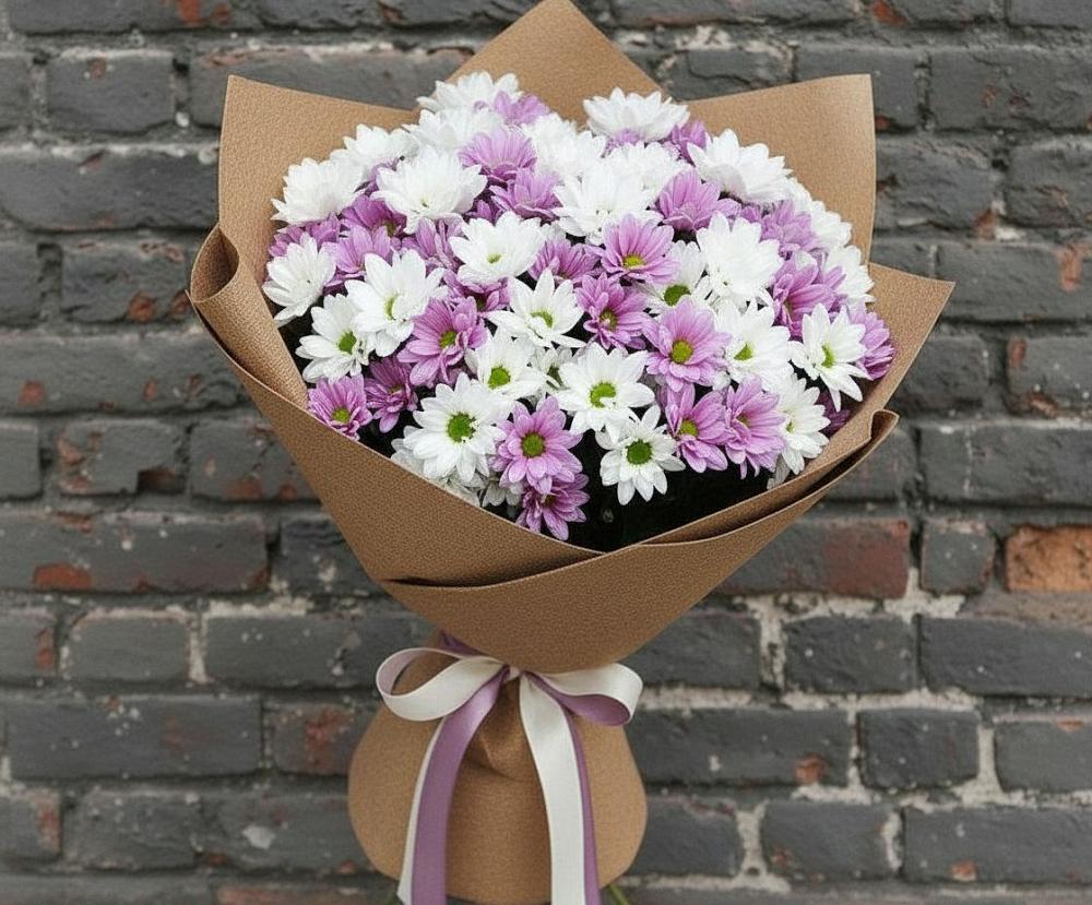 Букет цветов из: Хризантемы в Печорах