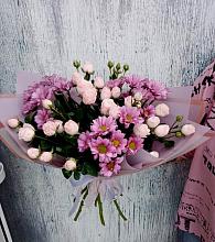 Букет цветов из:  Розы и Хризантемы #REPLACE_PRED# Печорах