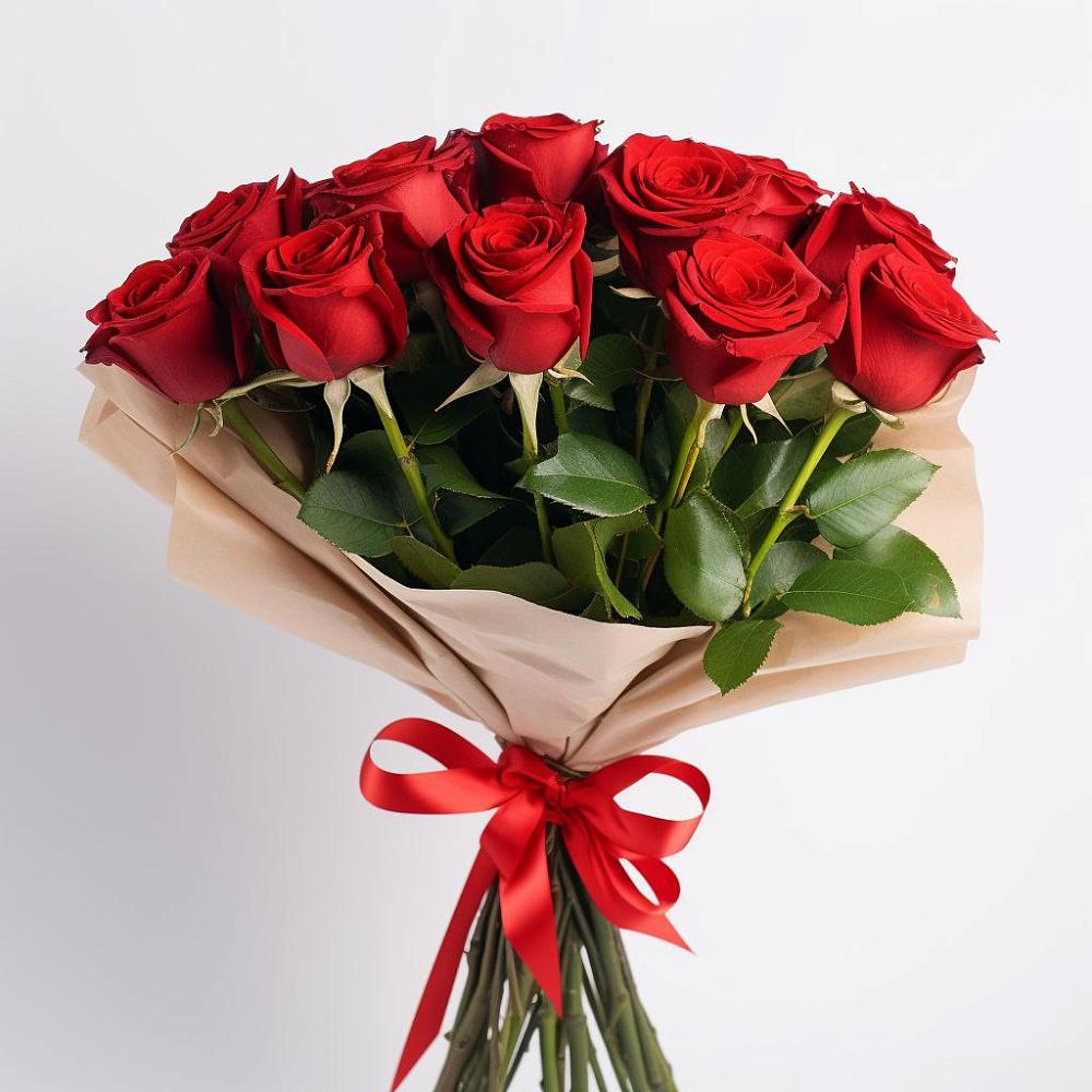 Букет 11 Красных роз Эдлесс Лав в Печорах